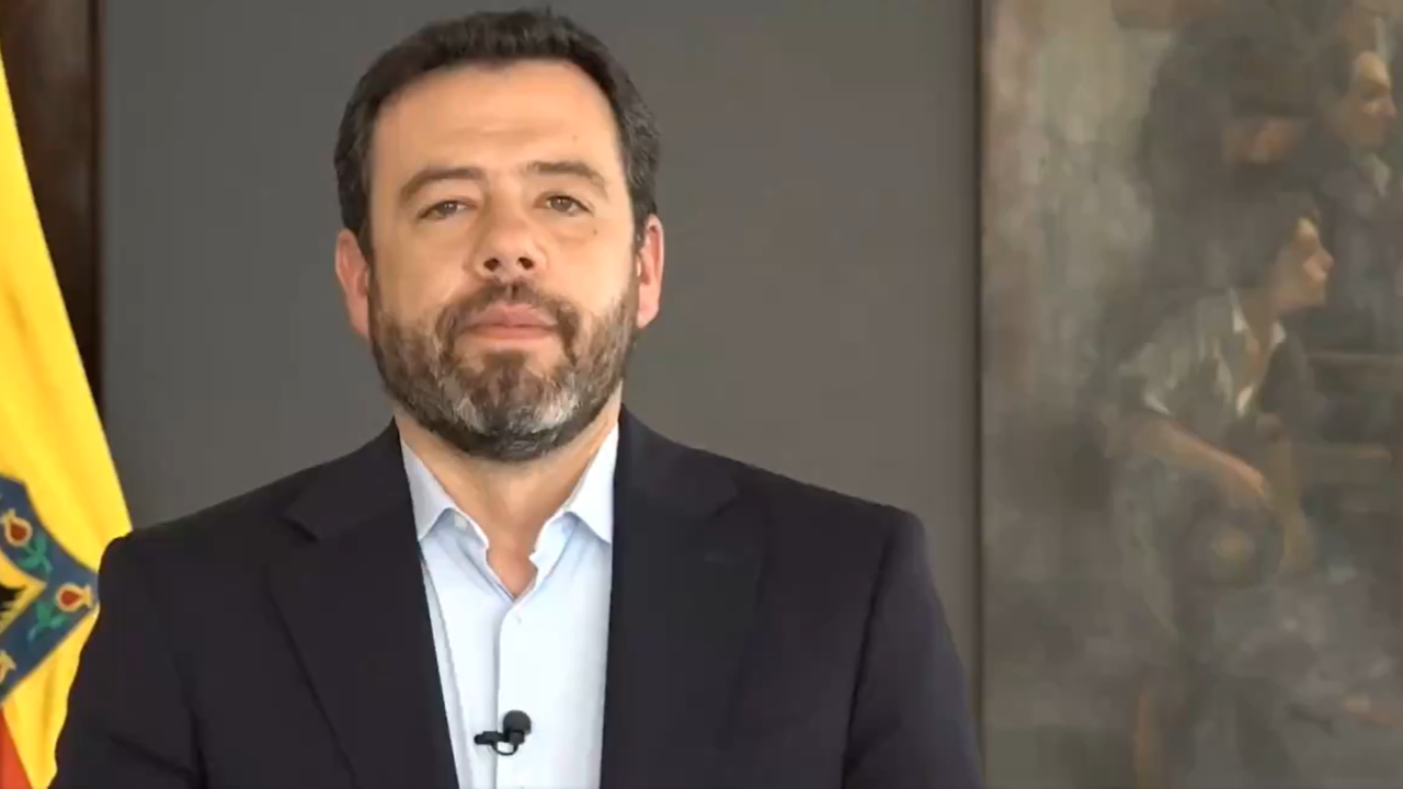 Foto de las declaraciones del alcalde Carlos Fernando Galán