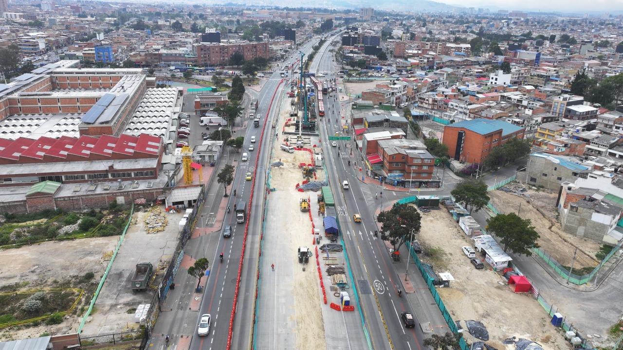 Foto aérea del área a intervenir