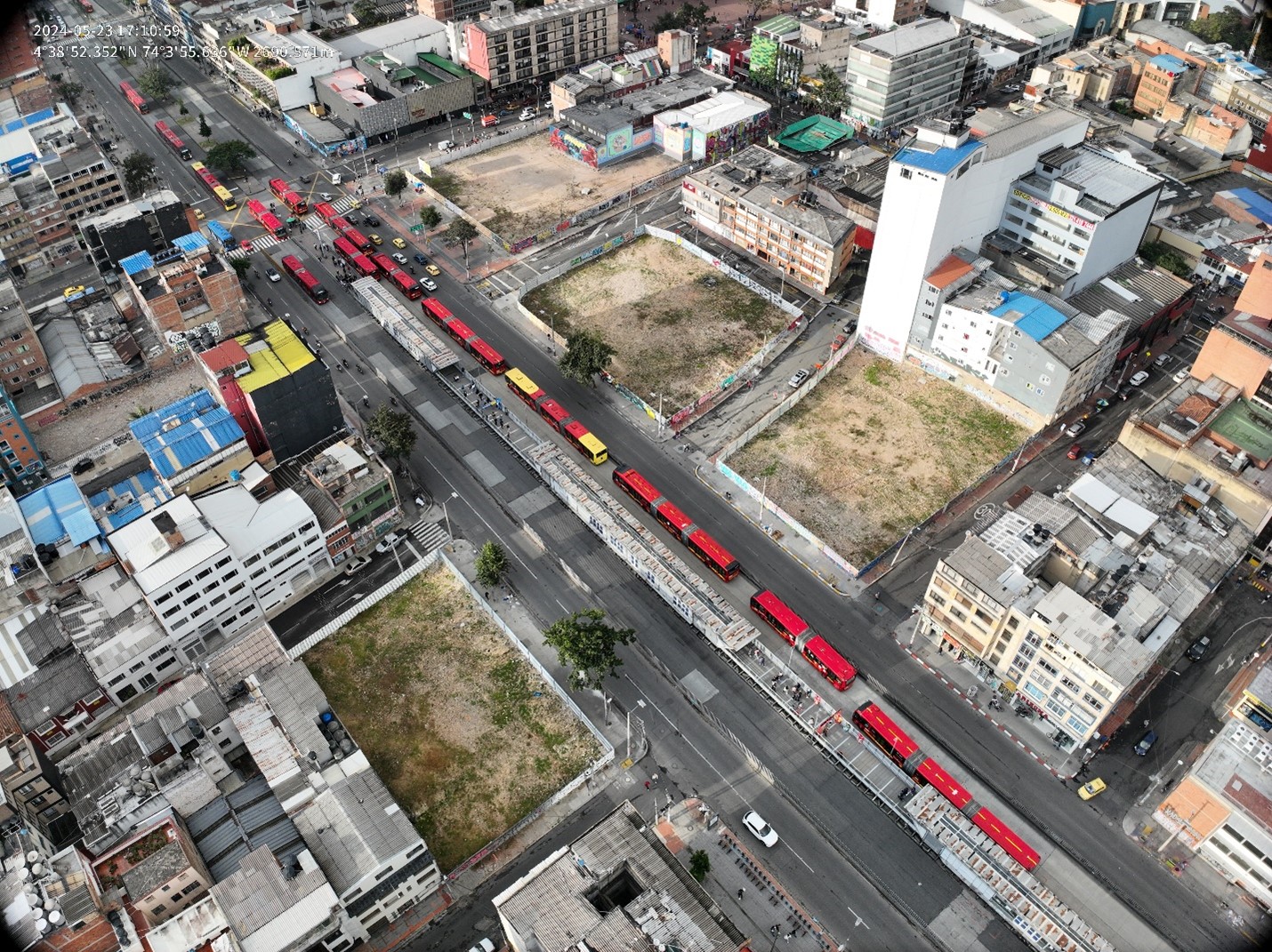 Desvíos en la calle 61