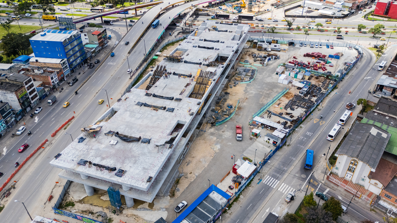 foto de la estación 6 tomada desde un dron