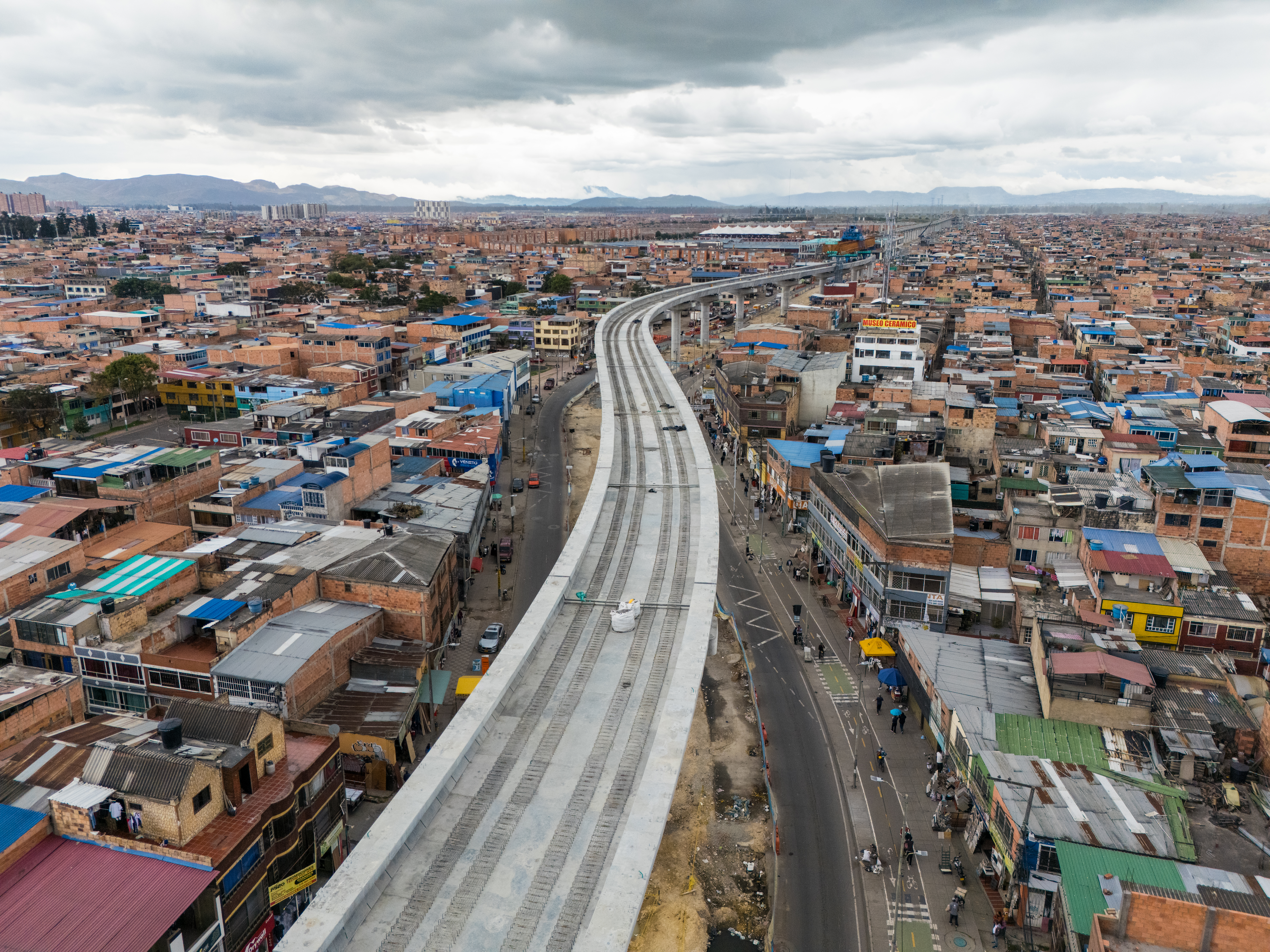 Viaducto construido de la L1MB
