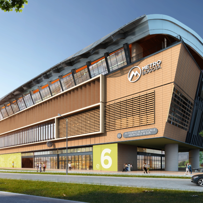 Render de la estaci&oacute;n 6  