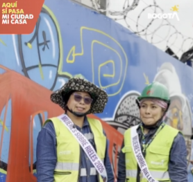 Trabajadoras de la L&iacute;nea 1 del Metro de Bogot&aacute;