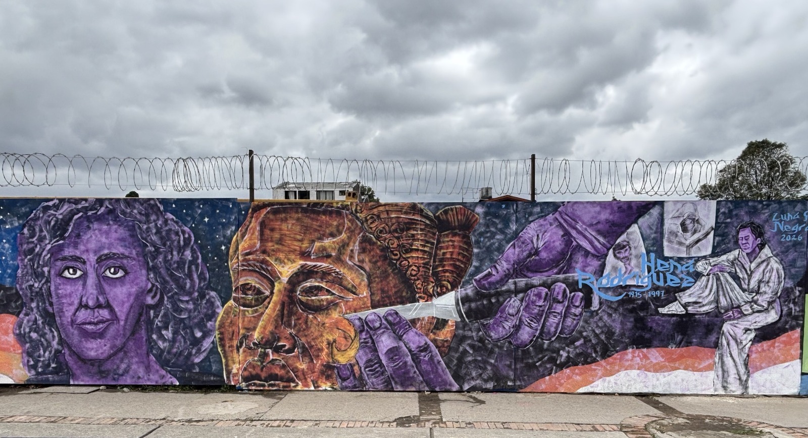 Mural de la estación 14