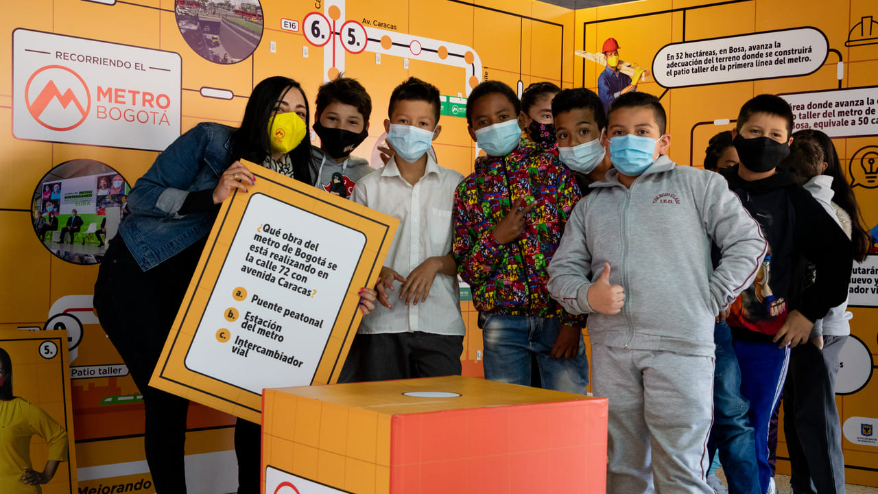 Cultura ciudadana del metro llega a los colegios de Bogotá