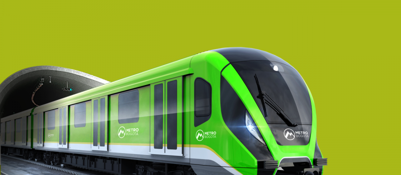 Tren verde del metro de Bogotá