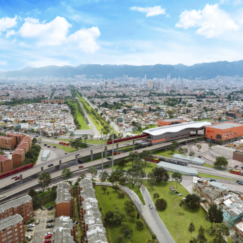 Render de estación 