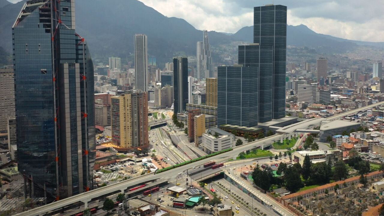 Render de la estación del Metro que estará en la calle 26 con avenida Caracas Render de la estación del Metro que estará en la calle 26 con avenida Caracas