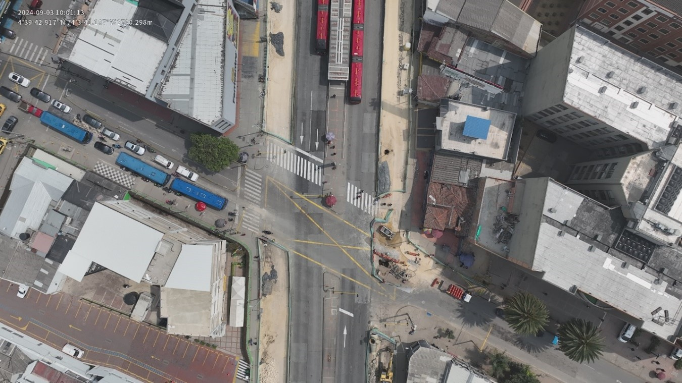 Vista aérea calle 74