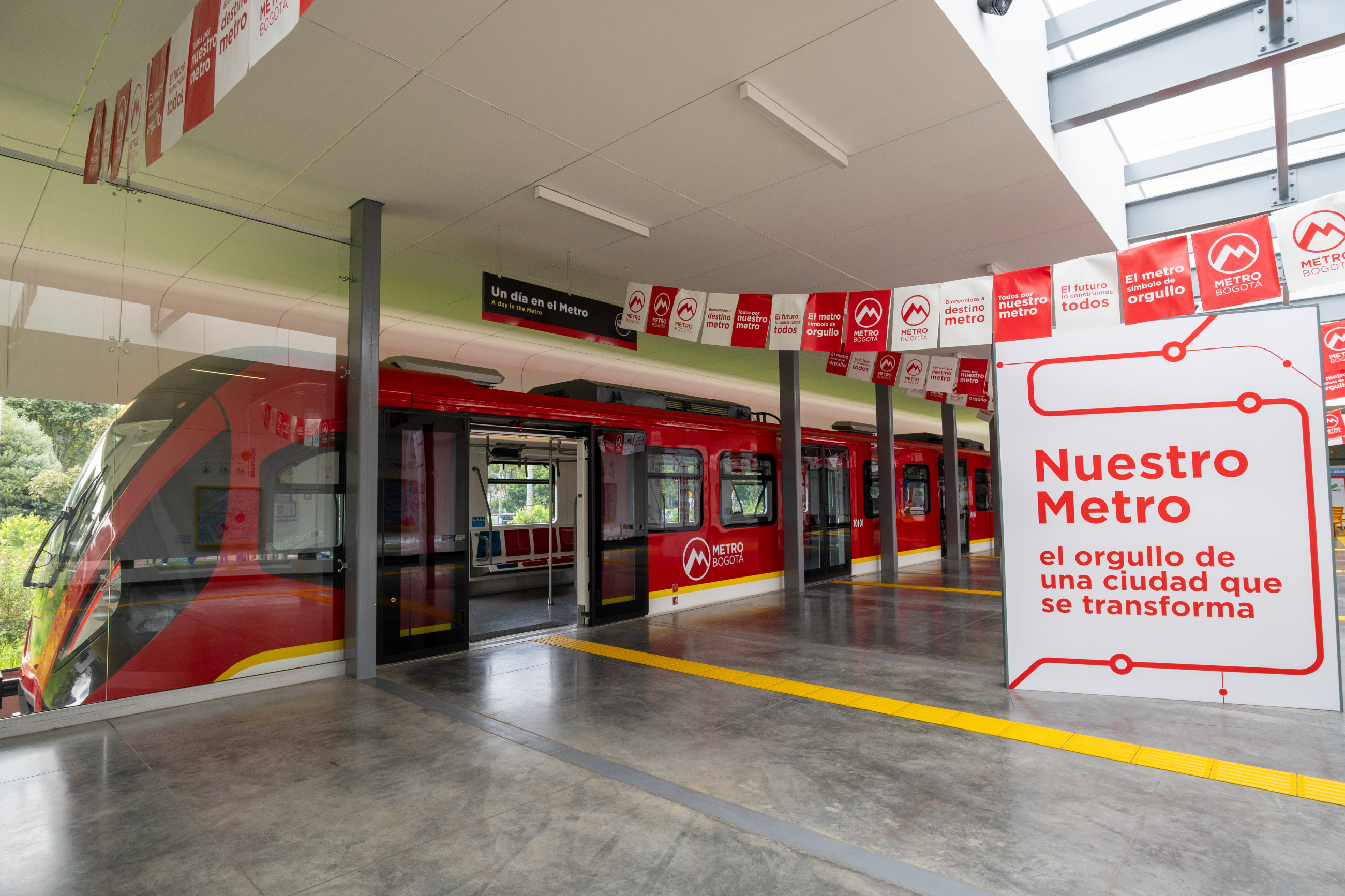 Vagón escuela en el Parque de Los Niños y Las Niñas