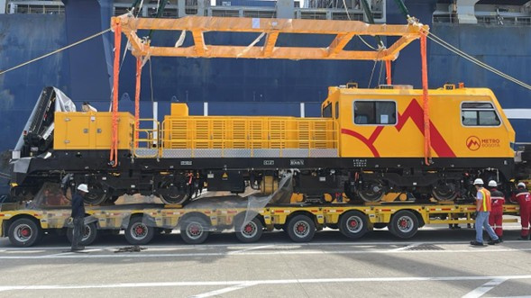 Carro auxiliar que arribó a Cartagena y que ya está en Bogotá