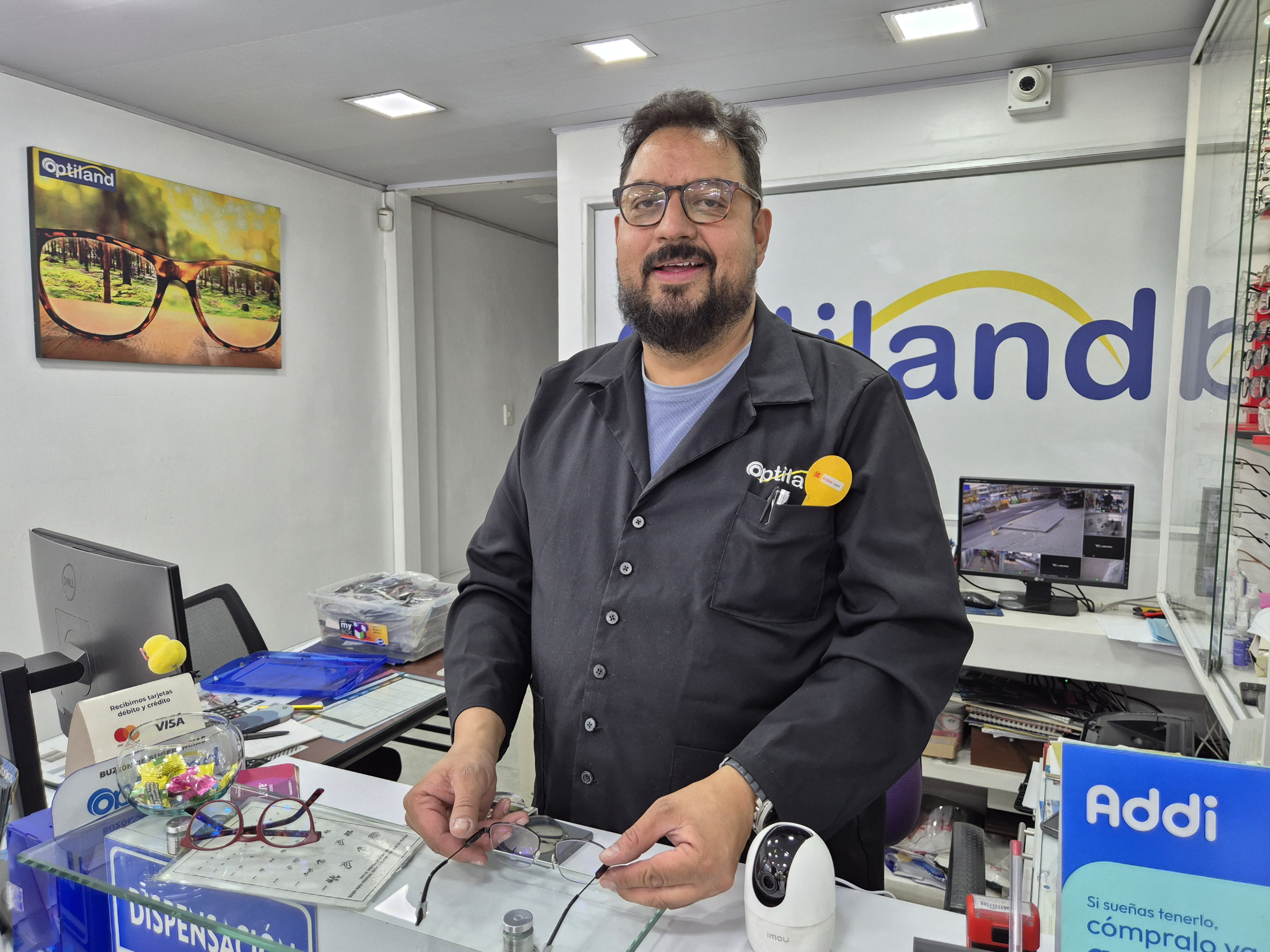 Ángel Mójica, dueño de Optiland