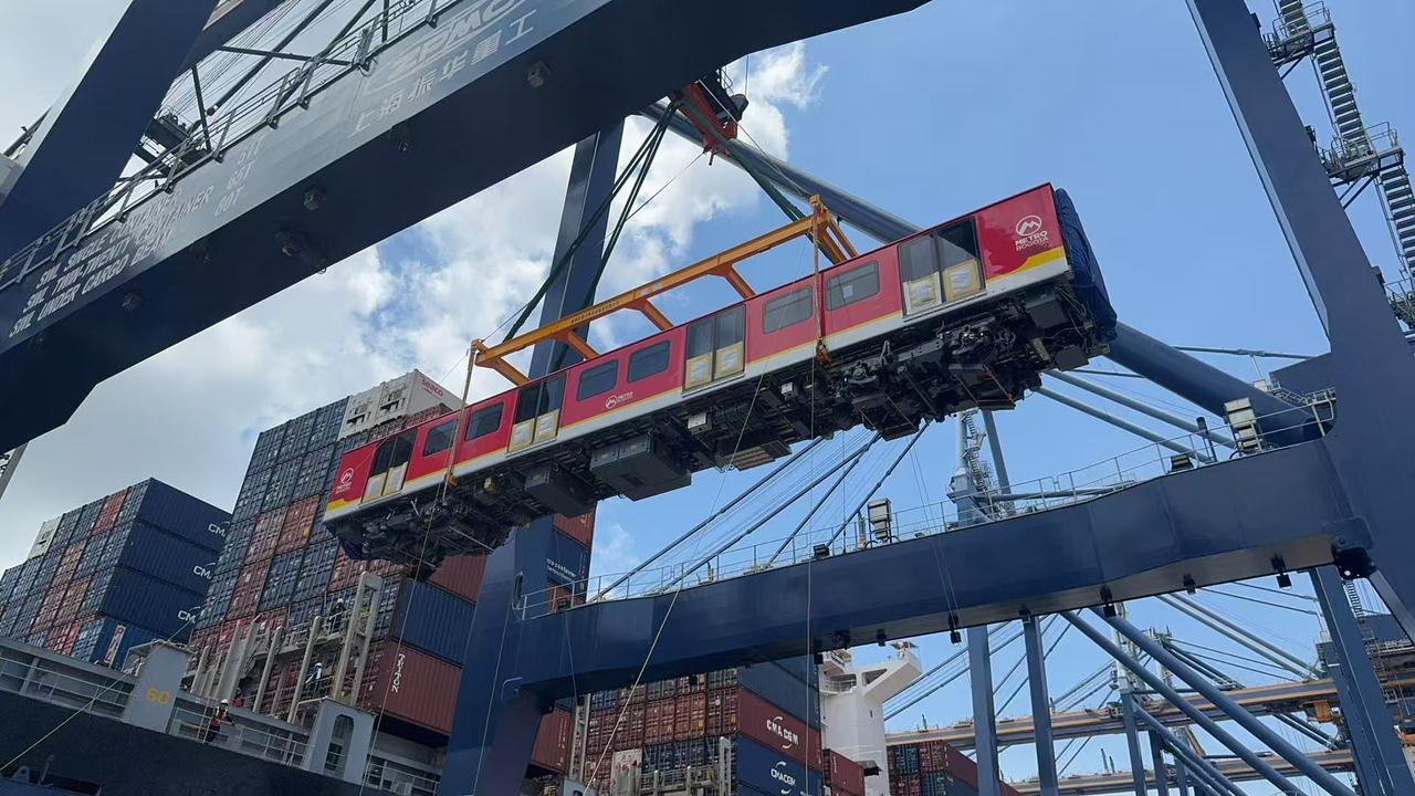 Vagón del segundo tren de la Línea 1