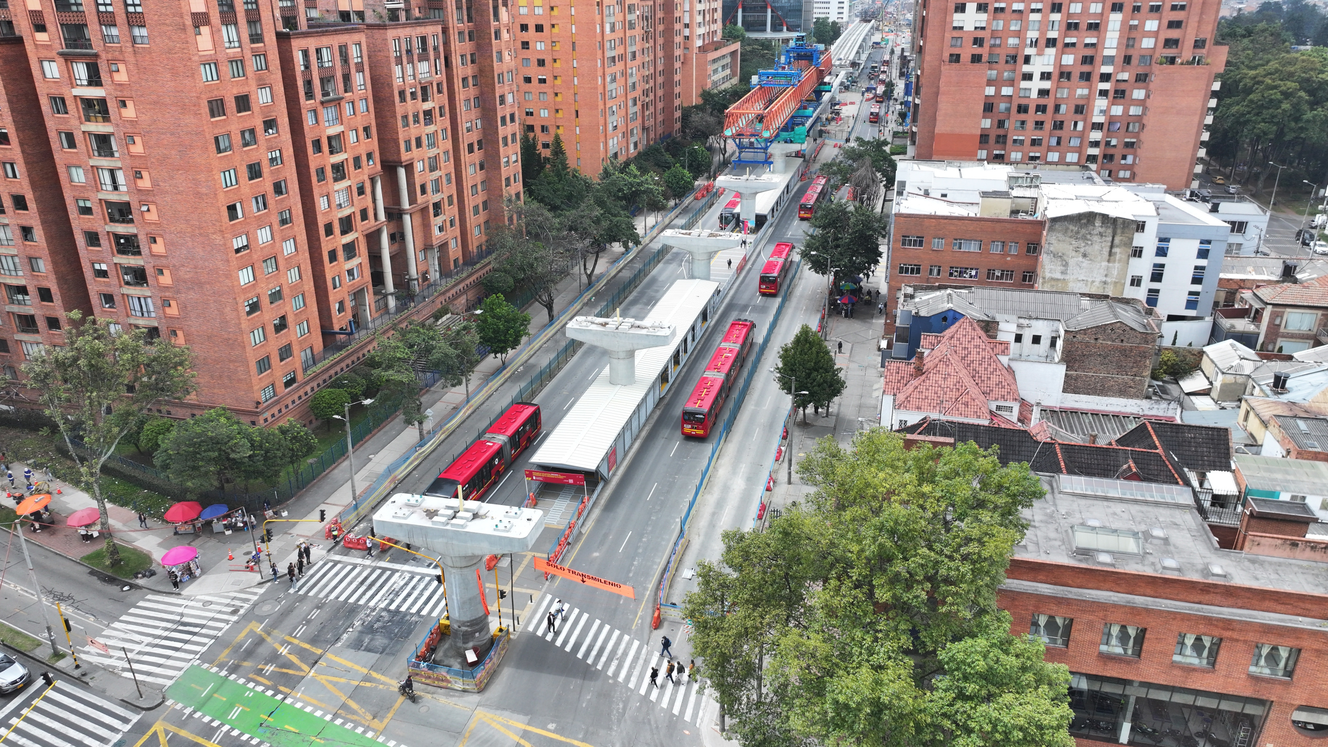 Vista aérea de la Caracas