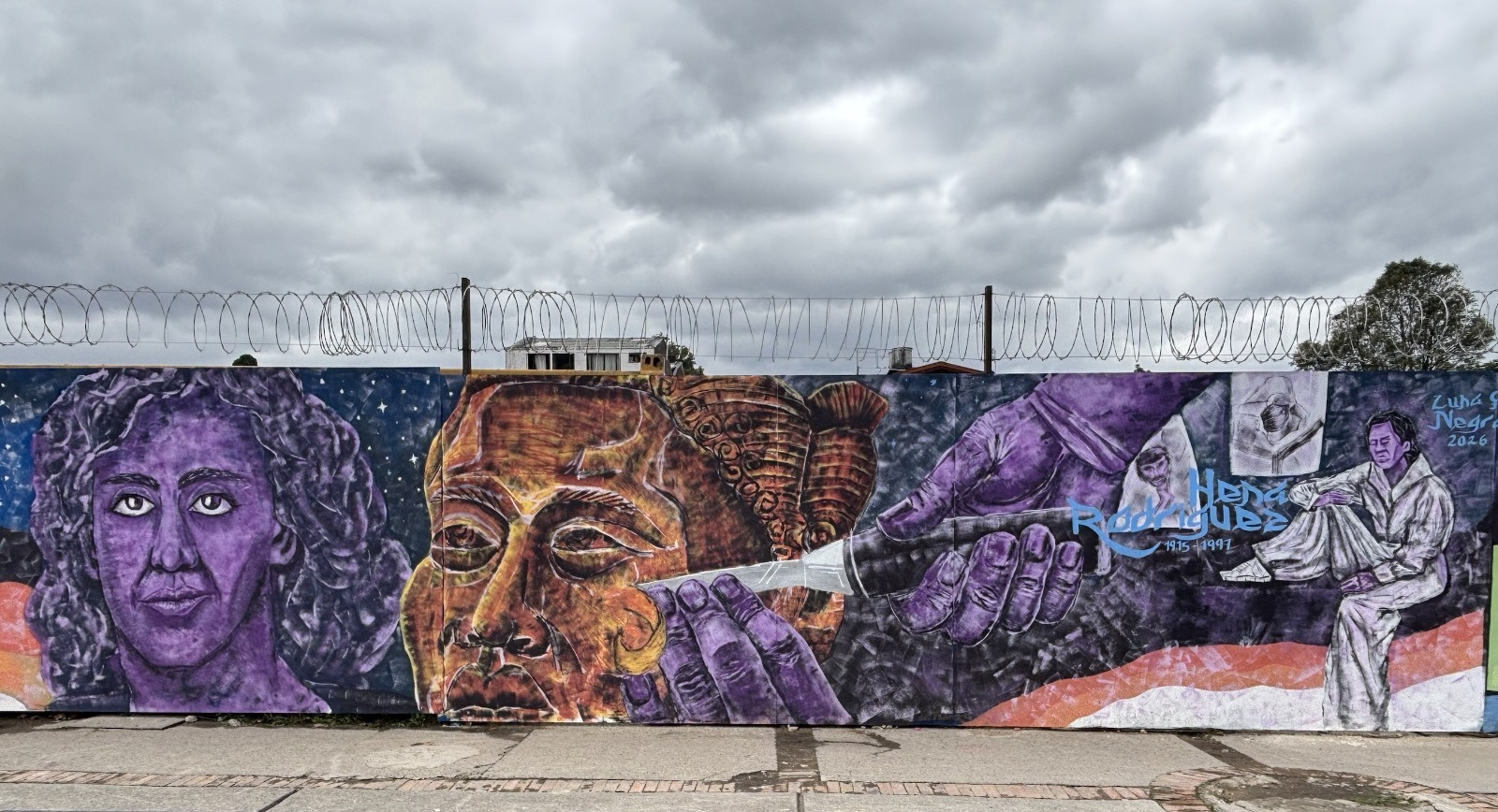 Mural de la estación 14